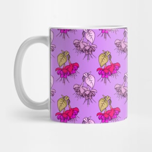 Fuchsia Flowers violet Mug